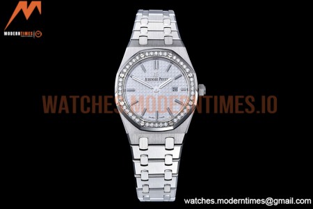 Audemars Piguet - Royal Oak Ladies 67651ST 33mm Dia SS/SS White JJF Qtz