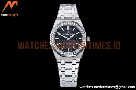Audemars Piguet - Royal Oak Ladies 67651ST 33mm Dia SS/SS Black JJF Qtz