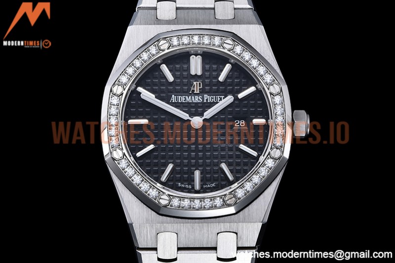Audemars Piguet - Royal Oak Ladies 67651ST 33mm Dia SS/SS Black JJF Qtz