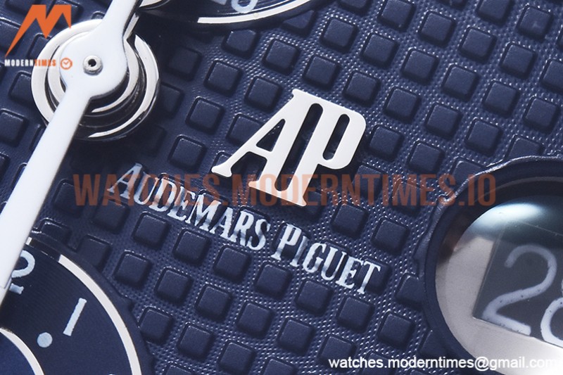 Audemars Piguet - AP ROO Chronograph SS/SS Blue/Dot JJF A3126 Mod