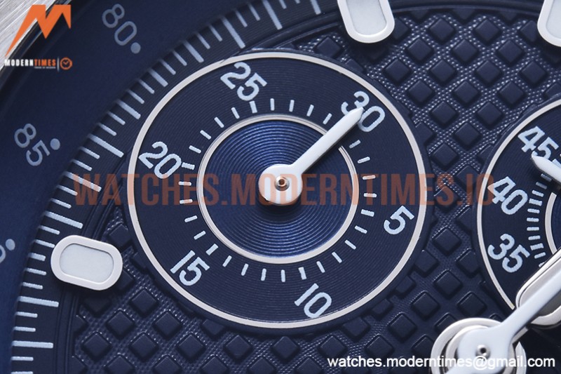 Audemars Piguet - AP ROO Chronograph SS/SS Blue/Dot JJF A3126 Mod