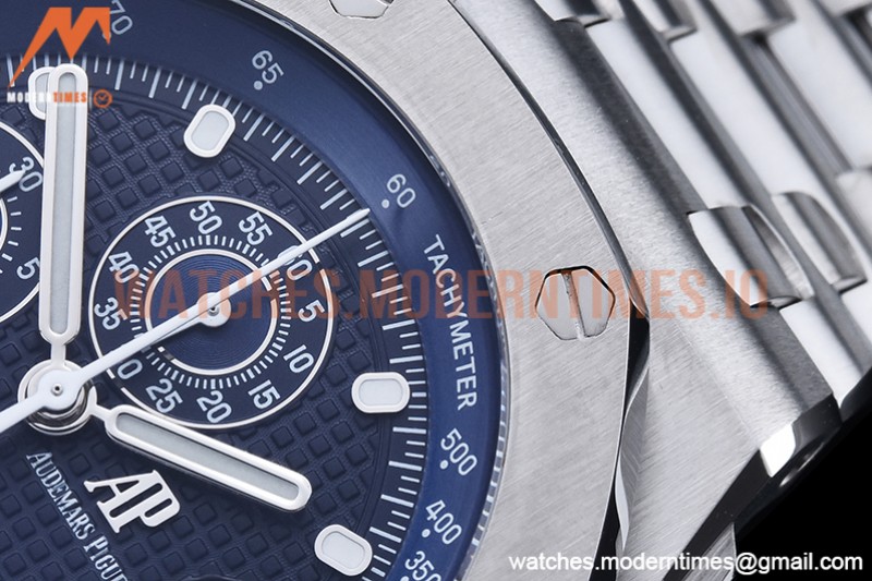 Audemars Piguet - AP ROO Chronograph SS/SS Blue/Dot JJF A3126 Mod