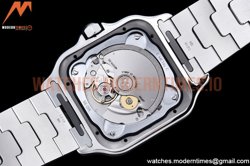 Cartier - Santos De Cartier 2018 Mens XL SS/SS Green BVF MY9015