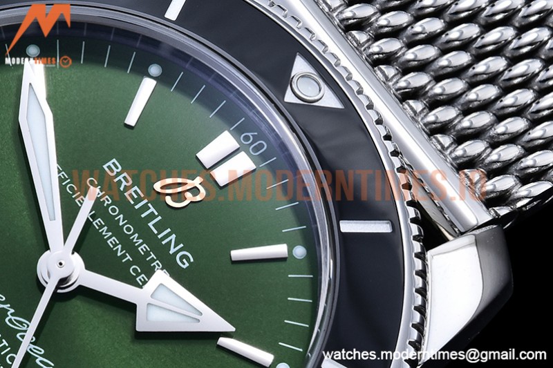 Breitling - Superocean Heritage II 42mm SS/SS Green GF A2824