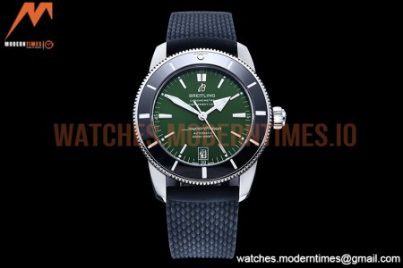 Breitling - Superocean Heritage II 42mm SS/RU Green GF A2824