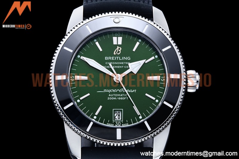 Breitling - Superocean Heritage II 42mm SS/RU Green GF A2824