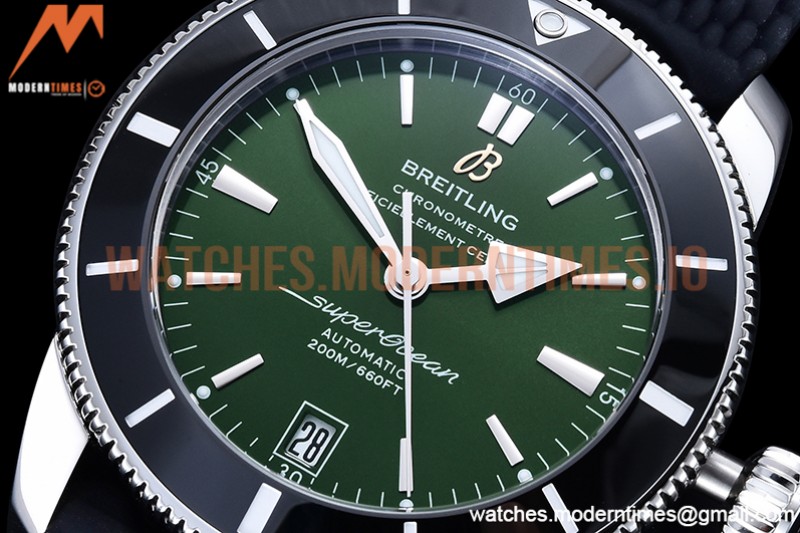 Breitling - Superocean Heritage II 42mm SS/RU Green GF A2824