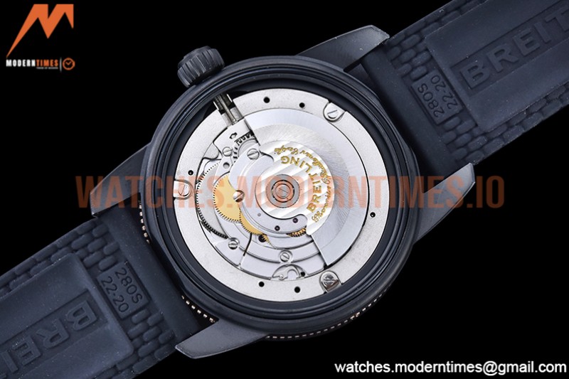 Breitling - Superocean Heritage II 42mm DLC/RG/RU Black GF A2824
