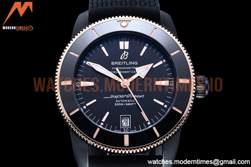 Breitling - Superocean Heritage II 42mm DLC/RG/RU Black GF A2824