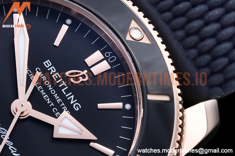 Breitling - Superocean Heritage II 42mm RG/RU Black GF A2824
