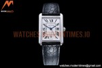 Cartier - Tank Solo Blk-C SS/LE White TWF Miyota 9015