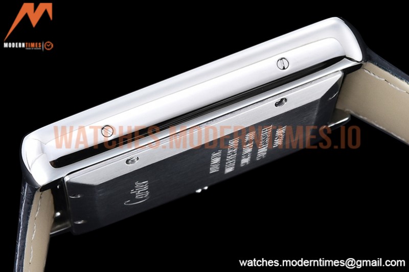 Cartier - Tank Solo Blk-C SS/LE White TWF Miyota 9015