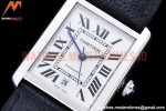 Cartier - Tank Solo Blk SS/LE White TWF Miyota 9015