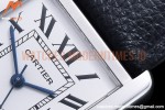 Cartier - Tank Solo Blk SS/LE White TWF Miyota 9015