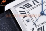 Cartier - Tank Solo Blk SS/LE White TWF Miyota 9015