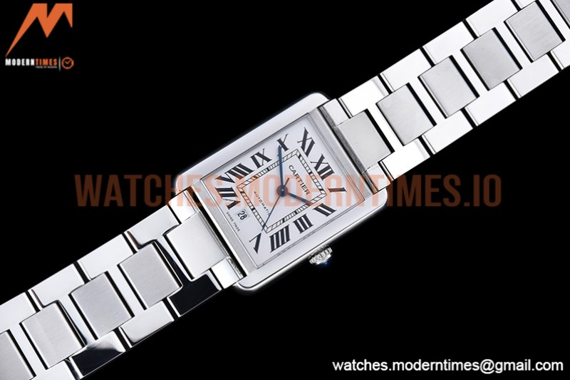 Cartier - Tank Solo SS/SS White TWF Miyota 9015