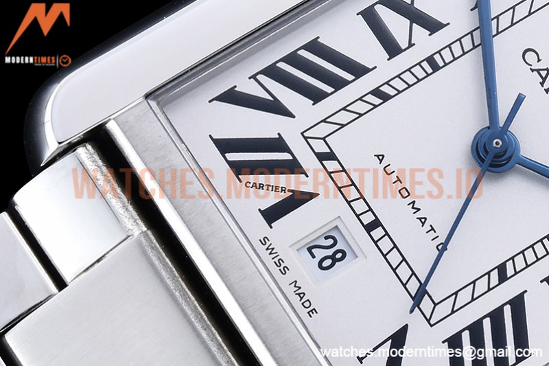 Cartier - Tank Solo SS/SS White TWF Miyota 9015