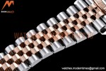 Rolex - DJ 36mm Jub Flt 904L RG/SS P-Grey/Stk VSF VS3235