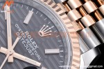 Rolex - DJ 36mm Jub Flt 904L RG/SS P-Grey/Stk VSF VS3235