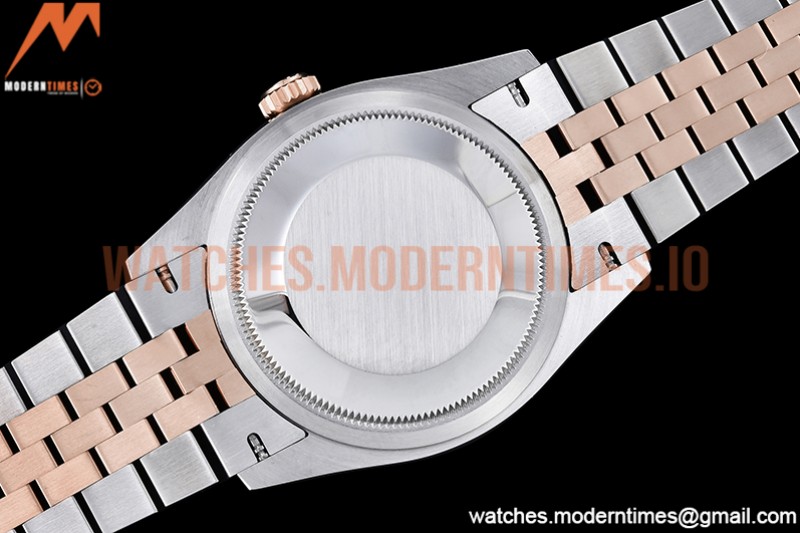 Rolex - DJ 36mm Jub Flt 904L RG/SS P-Grey/Dia VSF VS3235
