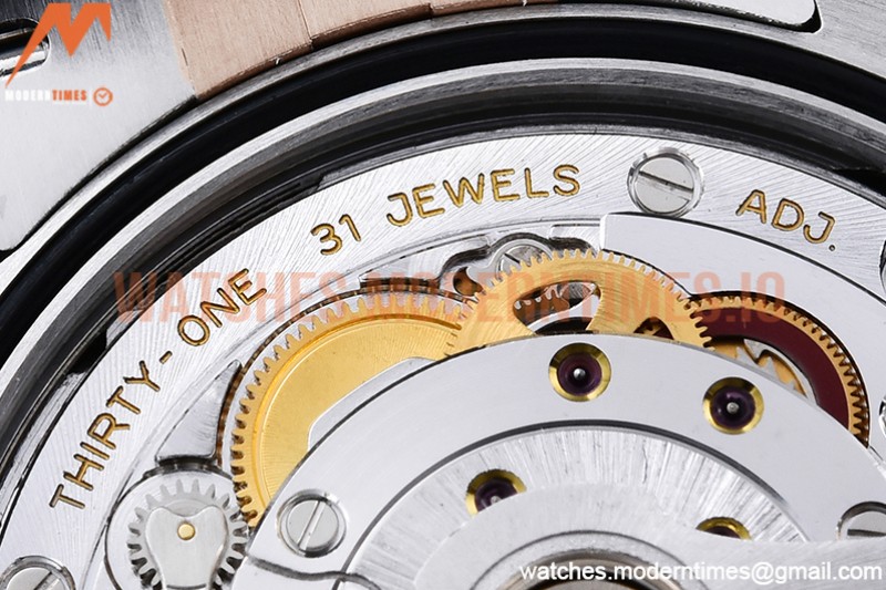 Rolex - DJ 36mm Jub Flt 904L RG/SS P-Grey/Dia VSF VS3235
