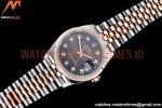 Rolex - DJ 36mm Jub Flt 904L RG/SS P-Grey/Dia VSF VS3235