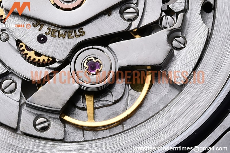 Rolex - DayDate 40mm Flt Dia SS/SS Black/Stk GSF A2836 Mod