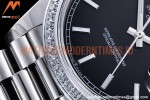 Rolex - DayDate 40mm Flt Dia SS/SS Black/Stk GSF A2836 Mod