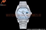 Rolex - DayDate 40mm Flt Dia SS/SS L-Blue/Rm GSF A2836 Mod