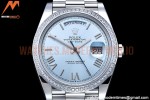 Rolex - DayDate 40mm Flt Dia SS/SS L-Blue/Rm GSF A2836 Mod
