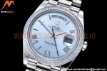 Rolex - DayDate 40mm Flt Dia SS/SS L-Blue/Rm GSF A2836 Mod
