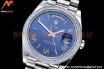 Rolex - DayDate 40mm Flt Dia SS/SS Blue/Rm GSF A2836 Mod