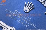 Rolex - DayDate 40mm Flt Dia SS/SS Blue/Rm GSF A2836 Mod