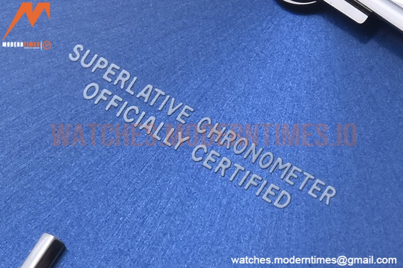 Rolex - DayDate 40mm Flt Dia SS/SS Blue/Rm GSF A2836 Mod