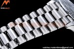 Rolex - DayDate 40mm Flt Dia SS/SS Blk/Dia GSF A2836 Mod