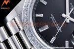 Rolex - DayDate 40mm Flt Dia SS/SS Blk/Dia GSF A2836 Mod