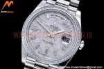 Rolex - DayDate 40mm Flt Dia SS/SS P-Met/Dia GSF A2836 Mod