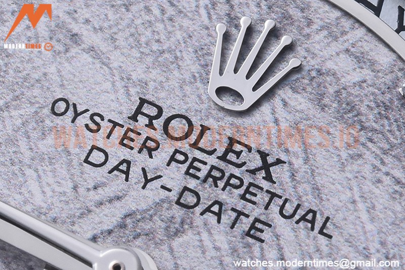Rolex - DayDate 40mm Flt Dia SS/SS P-Met/Dia GSF A2836 Mod