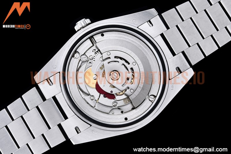 Rolex - DayDate 40mm Flt SS/SS Black/Stk GSF A2836 Mod