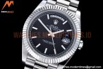 Rolex - DayDate 40mm Flt SS/SS Black/Stk GSF A2836 Mod