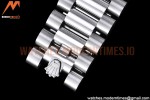 Rolex - DayDate 40mm Flt SS/SS Grey/Stk GSF A2836 Mod