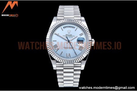 Rolex - DayDate 40mm Flt SS/SS L-Blue/Rm GSF A2836 Mod