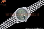 Rolex - DayDate 40mm Flt SS/SS Green/Rm GSF A2836 Mod