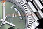 Rolex - DayDate 40mm Flt SS/SS Green/Rm GSF A2836 Mod