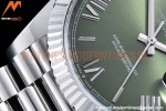 Rolex - DayDate 40mm Flt SS/SS Green/Rm GSF A2836 Mod