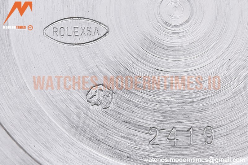 Rolex - DayDate 40mm Flt SS/SS Black/Dia GSF A2836 Mod