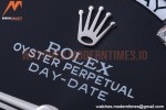 Rolex - DayDate 40mm Flt SS/SS Black/Dia GSF A2836 Mod