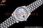 Rolex - DayDate 40mm Flt SS/SS Silver/Dia GSF A2836 Mod