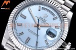 Rolex - DayDate 40mm Flt SS/SS L-Blue/Dia GSF A2836 Mod