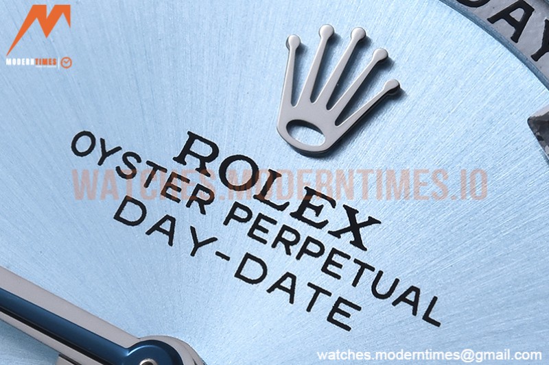 Rolex - DayDate 40mm Flt SS/SS L-Blue/Dia GSF A2836 Mod